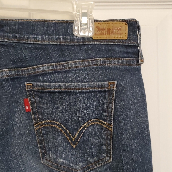 Levi's Dark Blue Flare Jeans - Picture 4 of 4